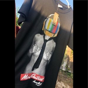New Black Designed  Tee